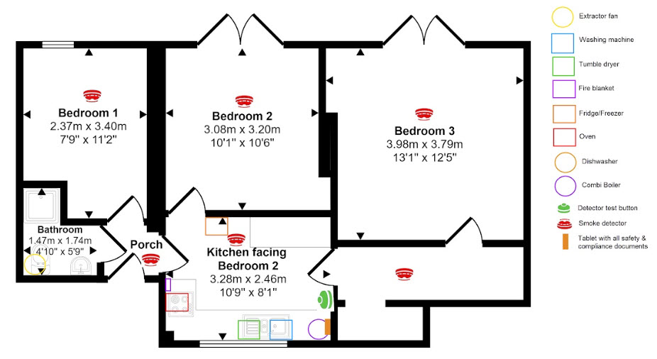 6a Downstairs - Floor Plan